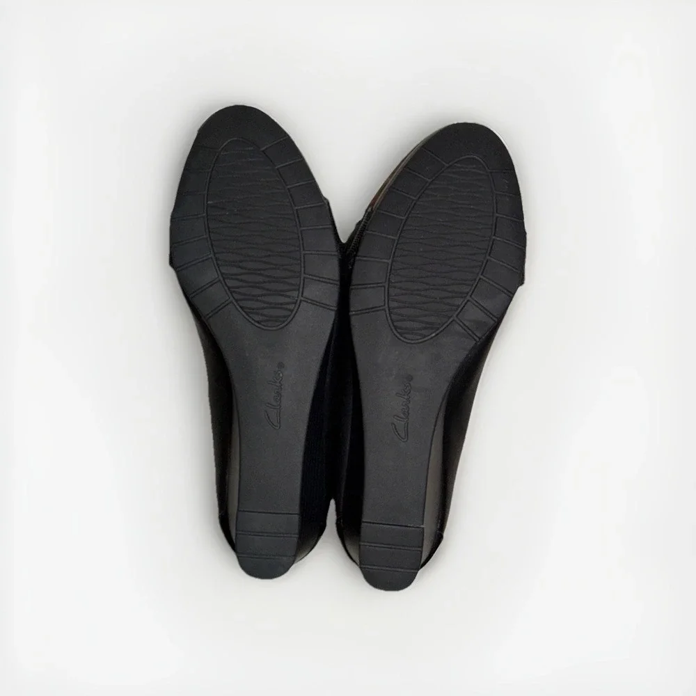 Clarks | Collection Flores Poppy Black Leather 1.5
